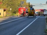 Czołowe zderzenie na DK28 w Skawcach. Droga całkowicie zablokowana.