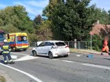 Zderzenie trzech pojazdów na DK75. Jedna osoba trafiła do szpitala.